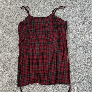 Plaid Mini Dress